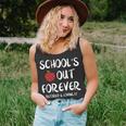 Schools Out Forever Retired Teacher Funny Retirement Unisex Tank Top