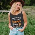 Teaching And Pumpkin Spice Kind Of Girl Halloween Quote Unisex Tank Top