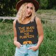 The Man Behind The Pumpkin Unisex Tank Top