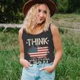 Think While Its Still Legal Vintage American Flag Unisex Tank Top
