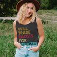 Trade Racists For Refugees Funny Political Tshirt Unisex Tank Top