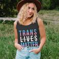 Trans Lives Matter Lgbtq Graphic Pride Month Lbgt Unisex Tank Top