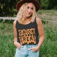 Trick Or Treat Funny Halloween Quote Unisex Tank Top