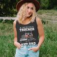 Trucker Trucker Dad Fathers Day For Papa From Wife Daughter Unisex Tank Top