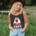 Vintage Play Free Bird Bald Eagle American Patriotic Usa Unisex Tank Top