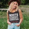 White Straight Conservative Christian Tshirt Unisex Tank Top