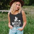 Witch Ride Funny Halloween Quote Unisex Tank Top