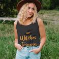 Witches Are Trippin Halloween Quote Unisex Tank Top