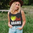 Womens Baseball Softball Ball Heart Grams Cute Mothers Day Sporter Men Women Tank Top Graphic Print Unisex