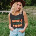 You Are Capable Of Amazing Things Inspirational Quote Unisex Tank Top