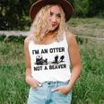Im An Otter Not A Beaver  Funny Saying Cute Otter  Unisex Tank Top