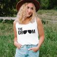 Mens The Groom Bachelor Party Cool Sunglasses White Unisex Tank Top