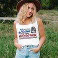 She Loves Jesus And America Too 4Th Of July Proud Christians Unisex Tank Top