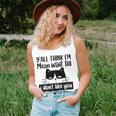 Y&8217All Think I&8217M Mean Wait Till I Don&8217T Like You Cat Tank Top