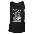 Womens Adopt Save A Pet Cat & Dog Lover Pet Adoption Rescue Gift  Unisex Tank Top