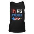 Couples Matching 4Th Of July - Im His Sparkler Unisex Tank Top