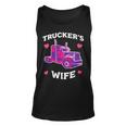 Trucker Truckers Wife Pink Truck Truck Driver Trucker Unisex Tank Top