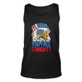 4Th Of July American Flag Bald Eagle Mullet You Free Tonight Gift Unisex Tank Top