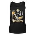 50 & Fabulous 50 Years Old 50Th Birthday Diamond Crown Shoes V2 Unisex Tank Top