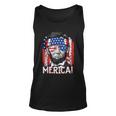 Abraham Lincoln 4Th Of July Merica Men Women American Flag Unisex Tank Top