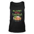 All I Want Pho Christmas Vietnamese Cuisine Bowl Noodles Graphic Design Printed Casual Daily Basic Unisex Tank Top