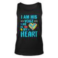 Autism I Am His Voice He Is My Heart Tshirt Unisex Tank Top