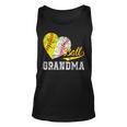 Baseball Softball Ball Heart Grandma Mothers Day Men Women Tank Top Graphic Print Unisex