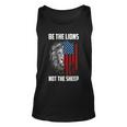 Be The Lions Not The Sheep Usa American Flag Tshirt Unisex Tank Top