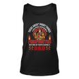 Being A Firefighter Being A Dad Firefighter Dad Quote Gift Unisex Tank Top