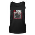 Bible Emergency Numbers Funny Christian Bible V2 Unisex Tank Top
