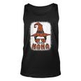Bleached Witchy Mama Halloween Messy Bun Witch Mom Spooky Unisex Tank Top