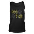 Boo Yall Ghost Boo Halloween Quote Unisex Tank Top