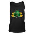 Buffalo Shamrock Plaid Irish Clovers Graphic Design Printed Casual Daily Basic Unisex Tank Top