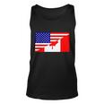 Canadian American Usa Flag Unisex Tank Top