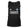 Charlotte North Carolina Soccer Jersey Unisex Tank Top