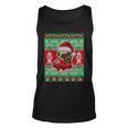 Christmas Cute Pug Ugly Sweater Unisex Tank Top