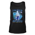 Cool I Wear Blue For Autism Awareness Accept Understand Love Flower Gnome V2 Unisex Tank Top