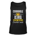 Cornhole King Hittin Holes And Crushin Souls Cornhole Board Unisex Tank Top