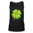 Cute St Patricks Day Lucky Glowing Shamrock Clover Unisex Tank Top