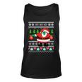 Dabbing Santa Claus Ugly Christmas Sweater Design Graphic Design Printed Casual Daily Basic Unisex Tank Top
