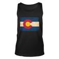 Denver Flag Grunge Colorado Unisex Tank Top