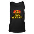 Disc Golf Shirt May The Course Be With You Trendy Golf Tee Unisex Tank Top