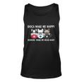 Dogs Make Me Happy Humans Make My Head Hurt V2 Unisex Tank Top