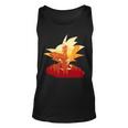 Dragon Fighter Silhouette Illustration Tshirt Unisex Tank Top