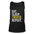 Eat Sleep Cruise Repeat Ferry Ship Unisex Tank Top