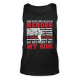 Firefighter Proud Fireman Dad Of A Firefighter Father Fire Dad V2 Unisex Tank Top