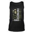 Firefighter Usa Flag Camouflage Firefighter Dad Patriotic Fathers Day_ Unisex Tank Top