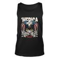 Funny 4Th Of July Usa Flag American Patriotic Eagle Gift Unisex Tank Top