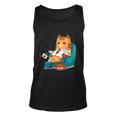 Funny Cat Meme Dogs Have Masters Cats Have Staff Cat Lover Gift Unisex Tank Top