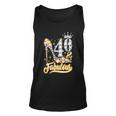 Funny Gift 40 Fabulous 40 Years Gift 40Th Birthday Diamond Crown Shoes Gift Unisex Tank Top